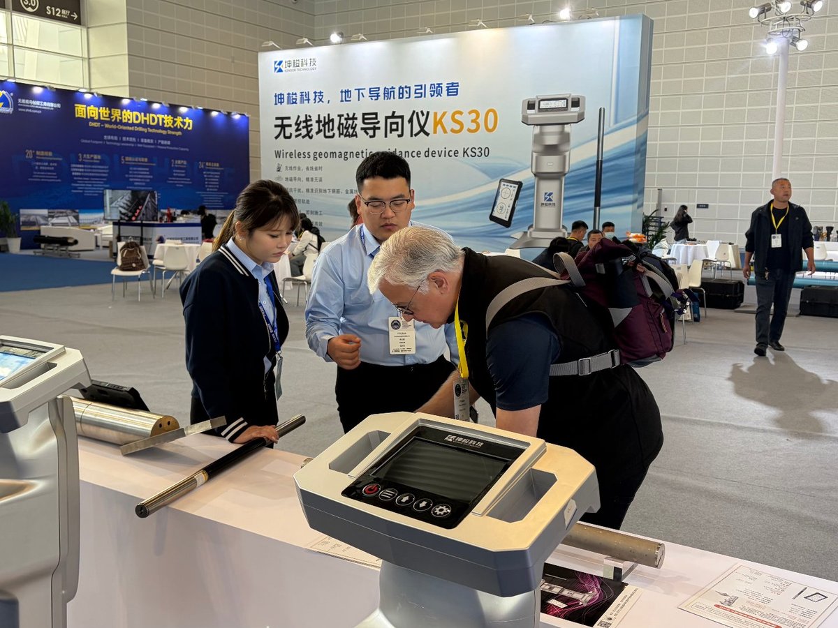 Live demo of KS30 wireless geomagnetic guidance system